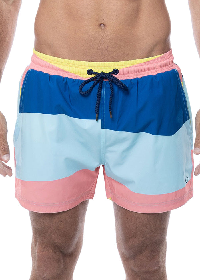 Balmoral Waves Mid Length Men's Board Shorts