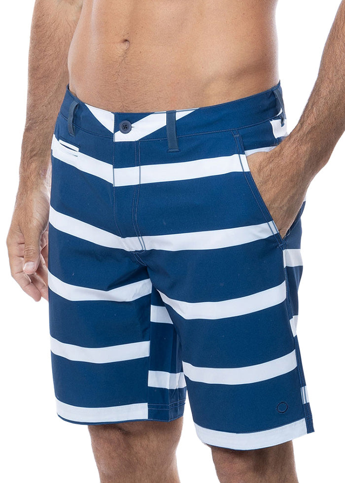 Blueys Breton Navy Long Men's Board Shorts