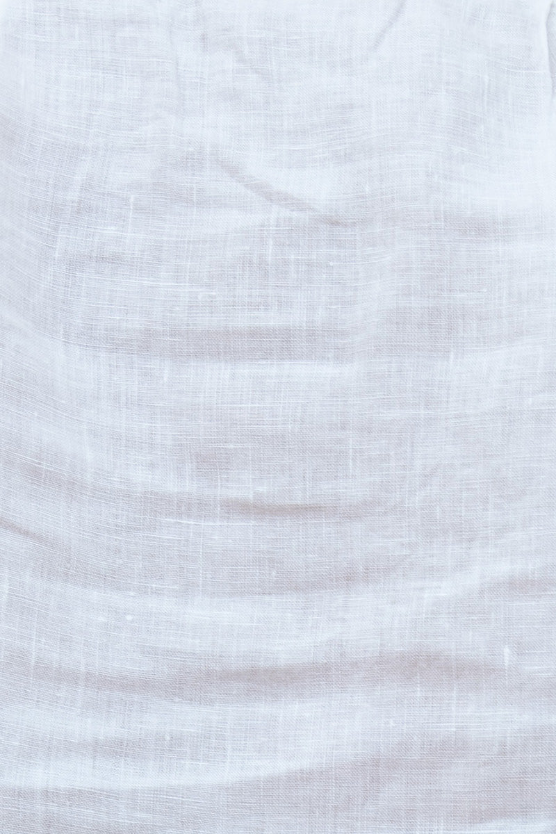 Boys' White Linen Shirt
