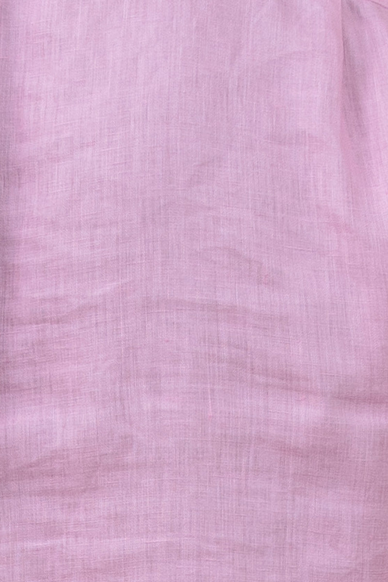 Mens Linen Shirt Pink