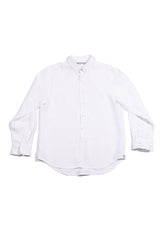 Men's White Linen Shirt