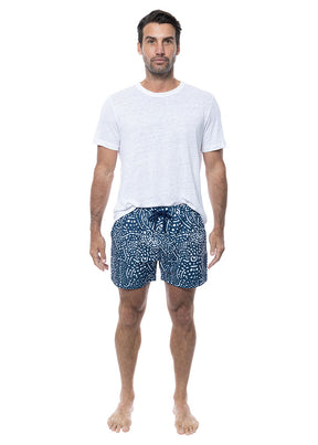 Balmoral Whale Shark Skin Print Mid Length Men's Board Shorts