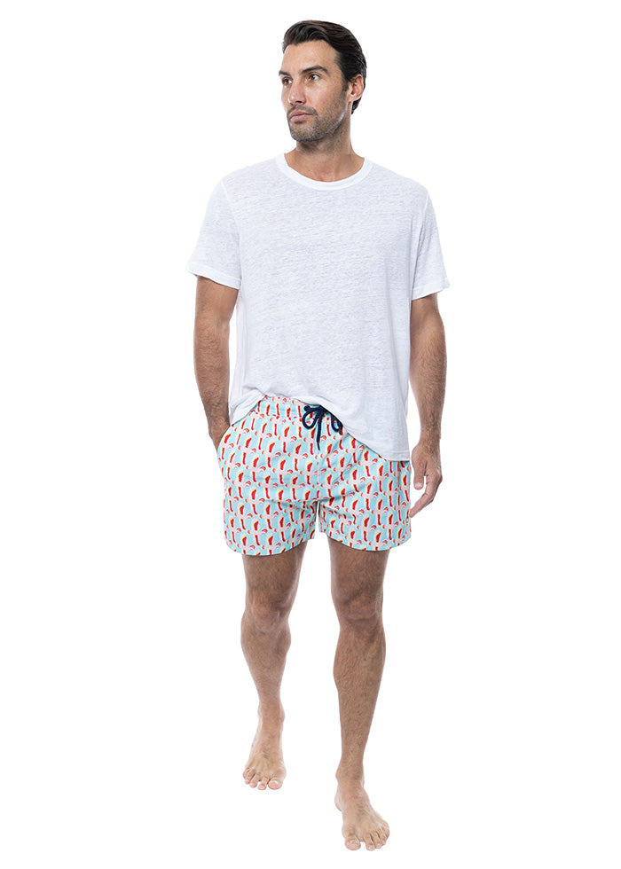 Balmoral Major Mitchell's Cockatoo Mid Length Men's Board Shorts