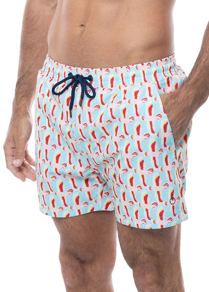 Balmoral Major Mitchell's Cockatoo Mid Length Men's Board Shorts