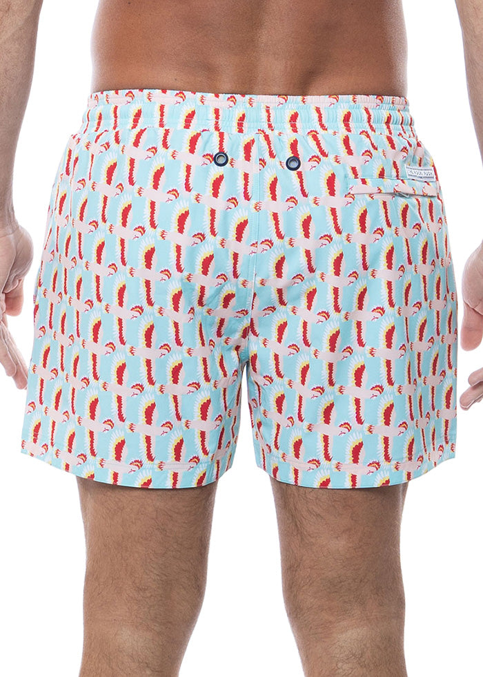 Balmoral Major Mitchell's Cockatoo Mid Length Men's Board Shorts