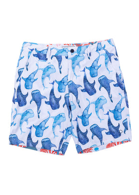 Blueys Whale Sharks Long Men's Board Shorts