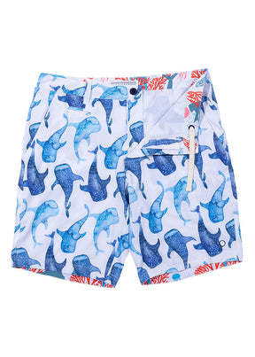 Blueys Whale Sharks Long Men's Board Shorts