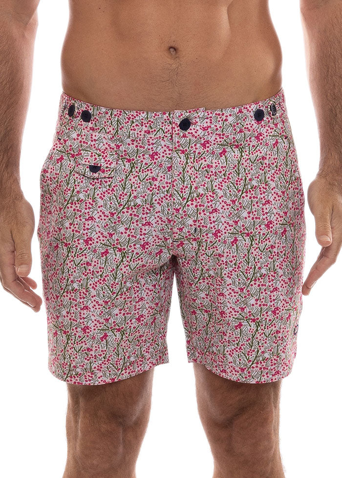 Tama Wattle Mid Length Tailored Board Shorts