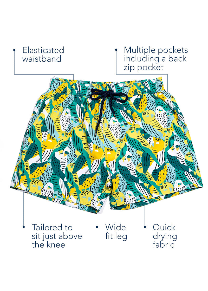 Balmoral Boys' Budgies Board Shorts