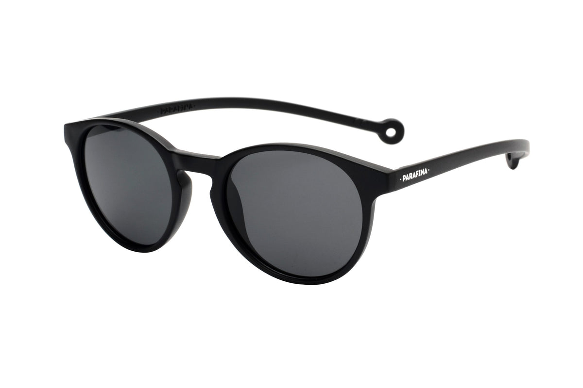 Isla Sunglasses in Black Matt (Smoke)