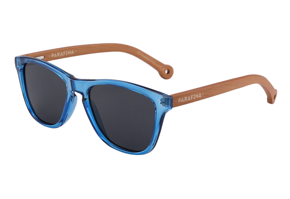 Ola Sunglasses in Ocean Blue (Smoke)